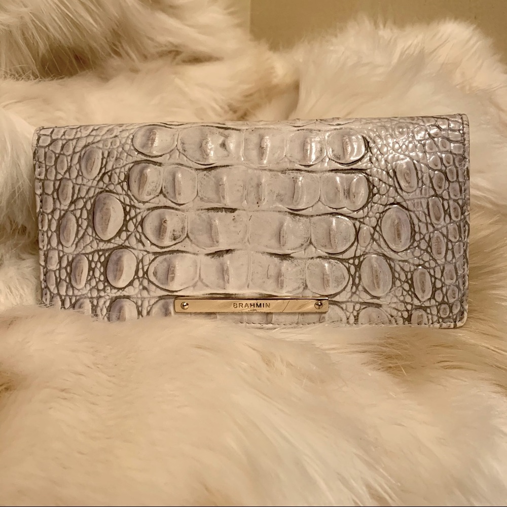 Brahmin Ady Wallet Light Grey
